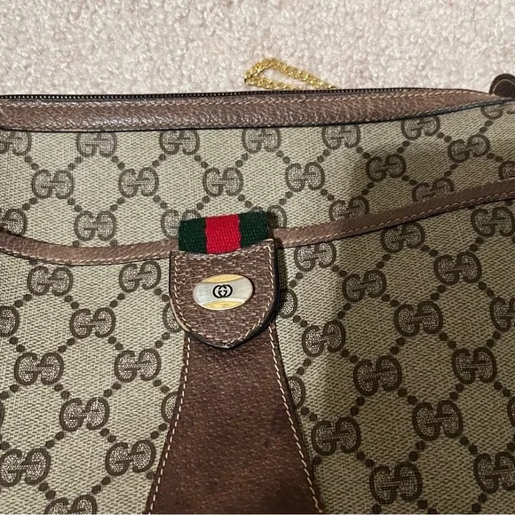 Gucci Brown and Tan Crossbody Bag with Iconic Design - Picture 5 of 8
